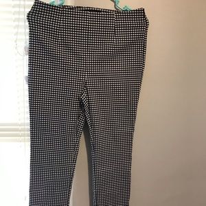 Black and White plaid pants